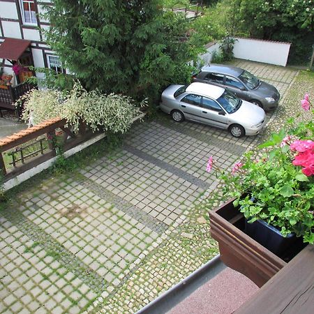 Hotel Pension Am Kurzentrum Bad Suderode Bagian luar foto